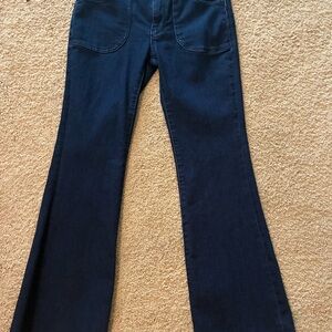 Pilcro Dark Blue Flare Jeans